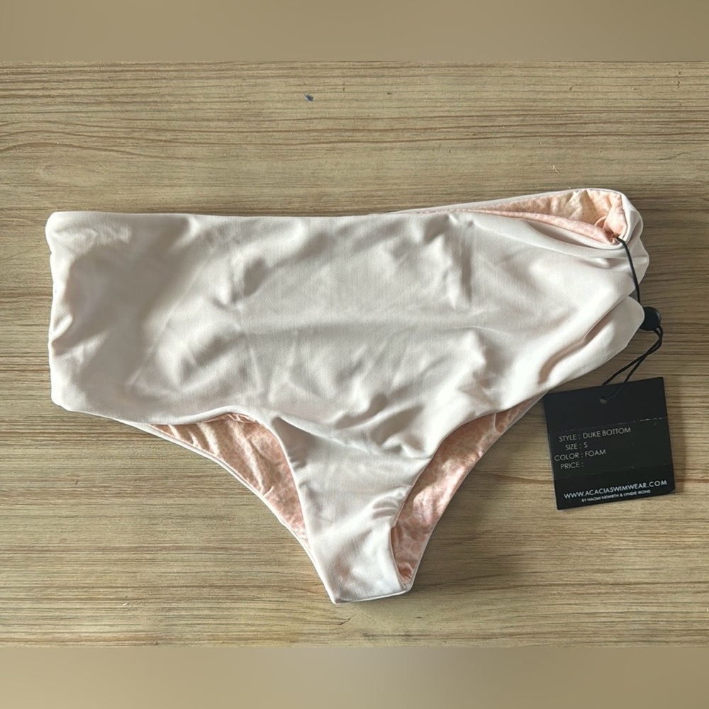 Acacia Swimwear Duke Bottom in Foam (Light Pink)